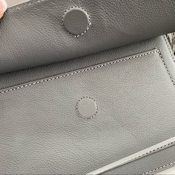 NWT Botkier genuine leather wristlet and card wallet gift set gray - Picture 3 of 5